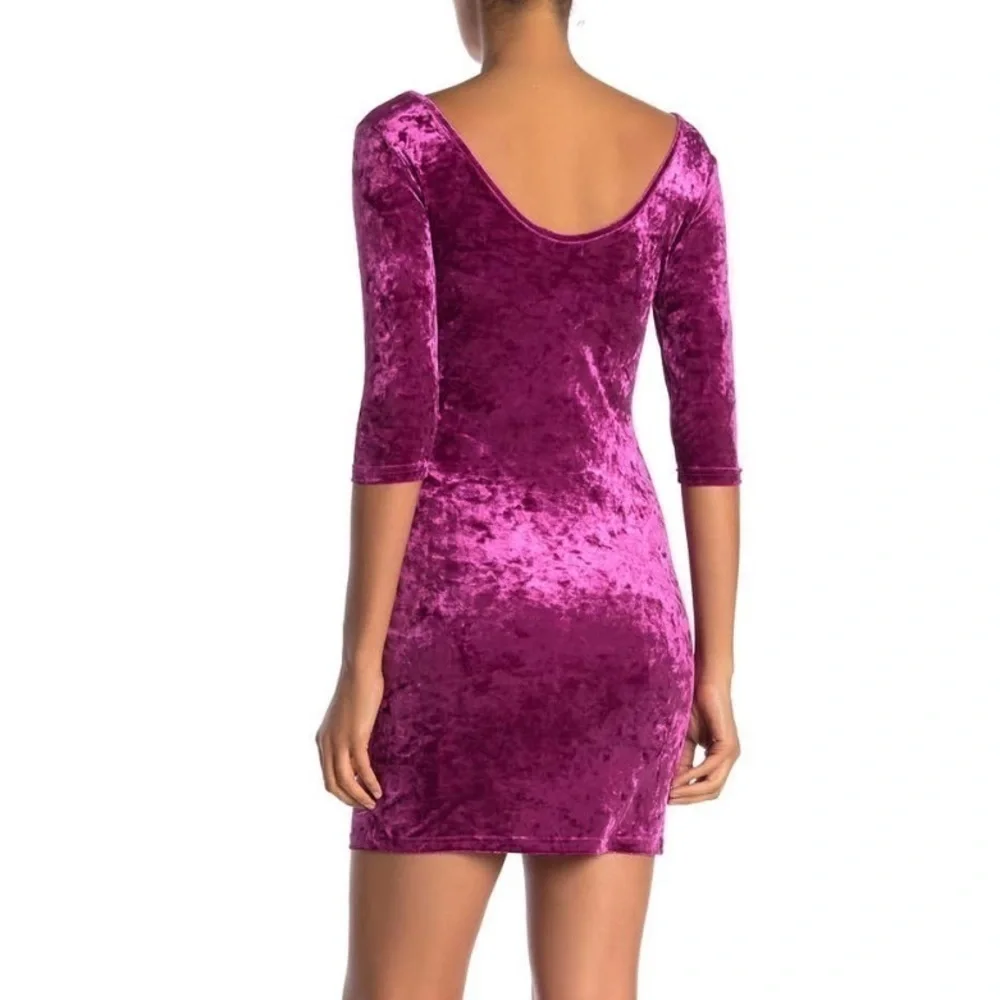 NWT - Chance Velvet Bodycon Dress - Picture 2 of 2